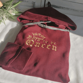 Be queen Hoodie With gold embroidery